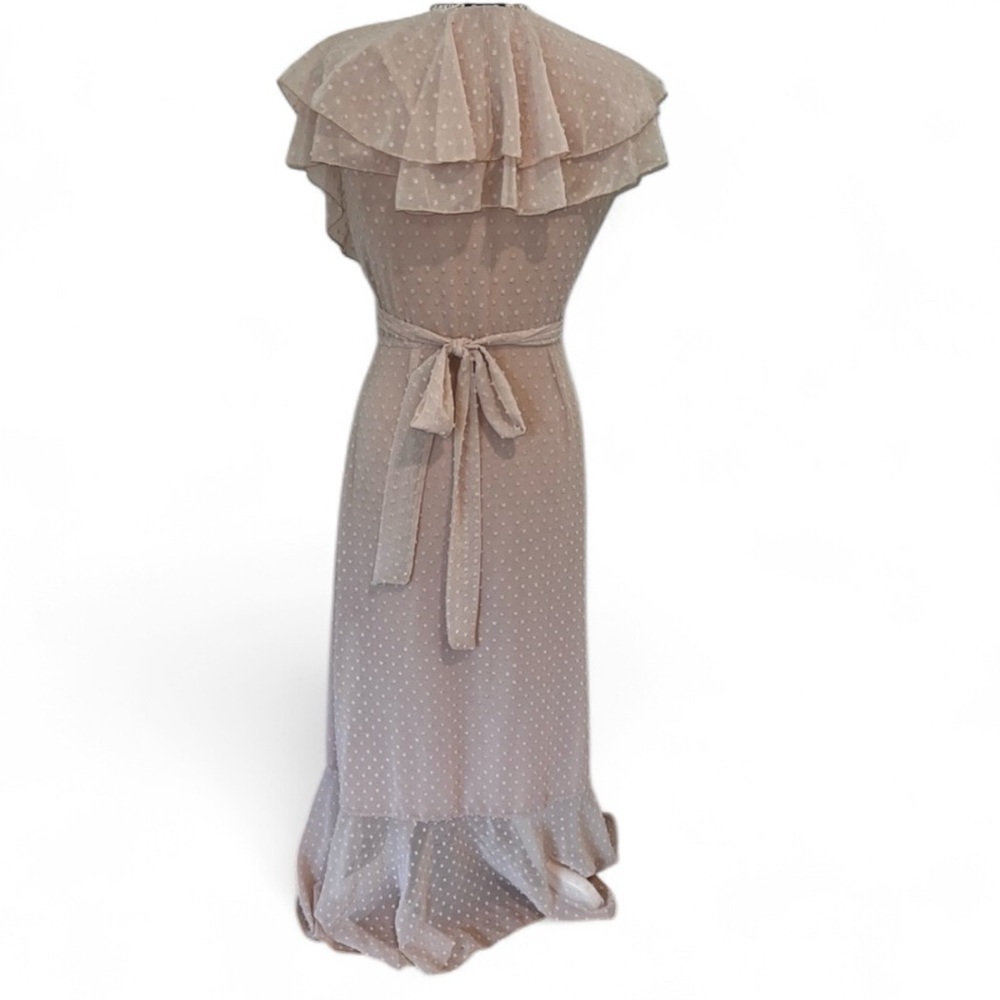 Denny Rose Wrap Pink Maxi Dress - Picture 7 of 9
